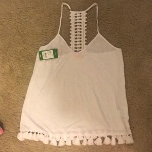 NWT Lilly Pulitzer Nya Tank in Resort White